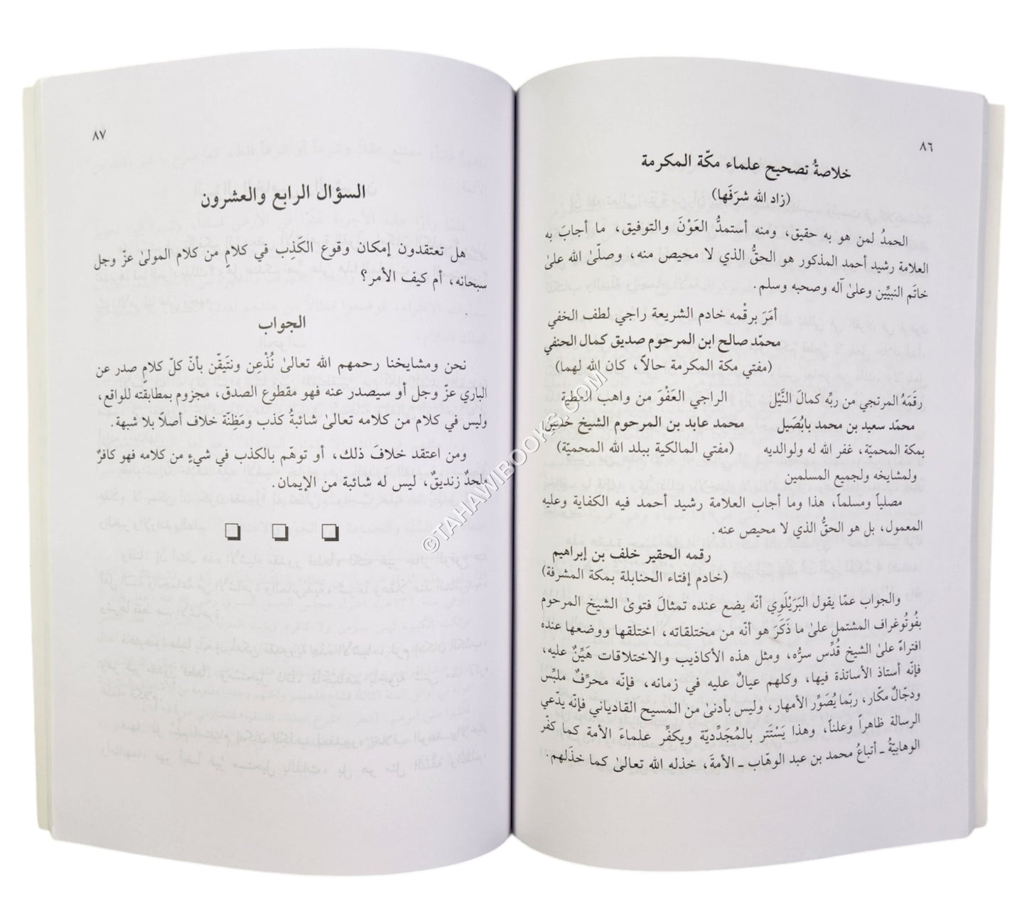 مباحث في عقائد أهل السنة المسمى: المهند على المفند