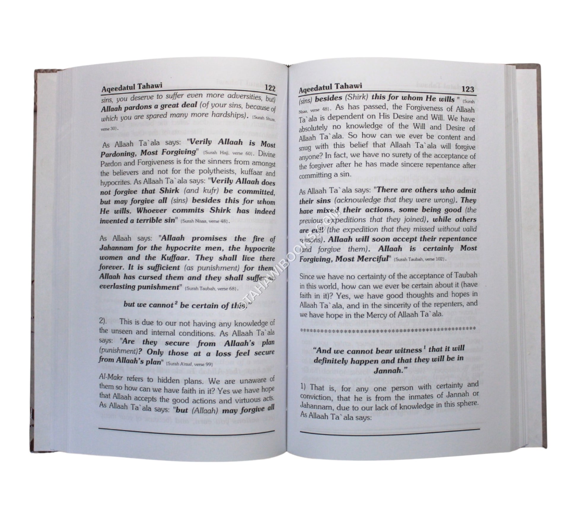 Aqeedatut Tahawi:Commentary of Qari Tayyib