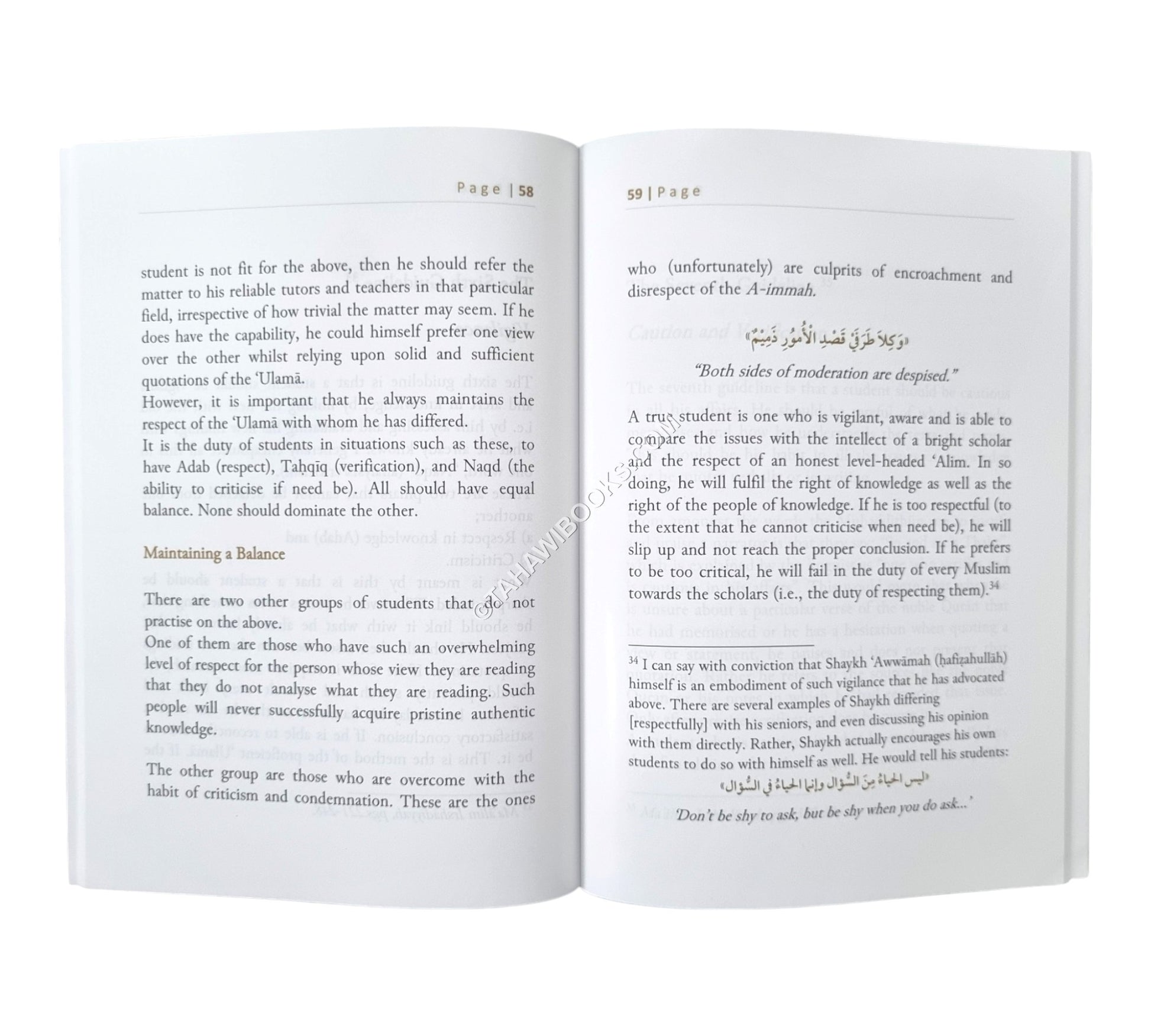 Golden Guidelines for those on the Path of Knowledge