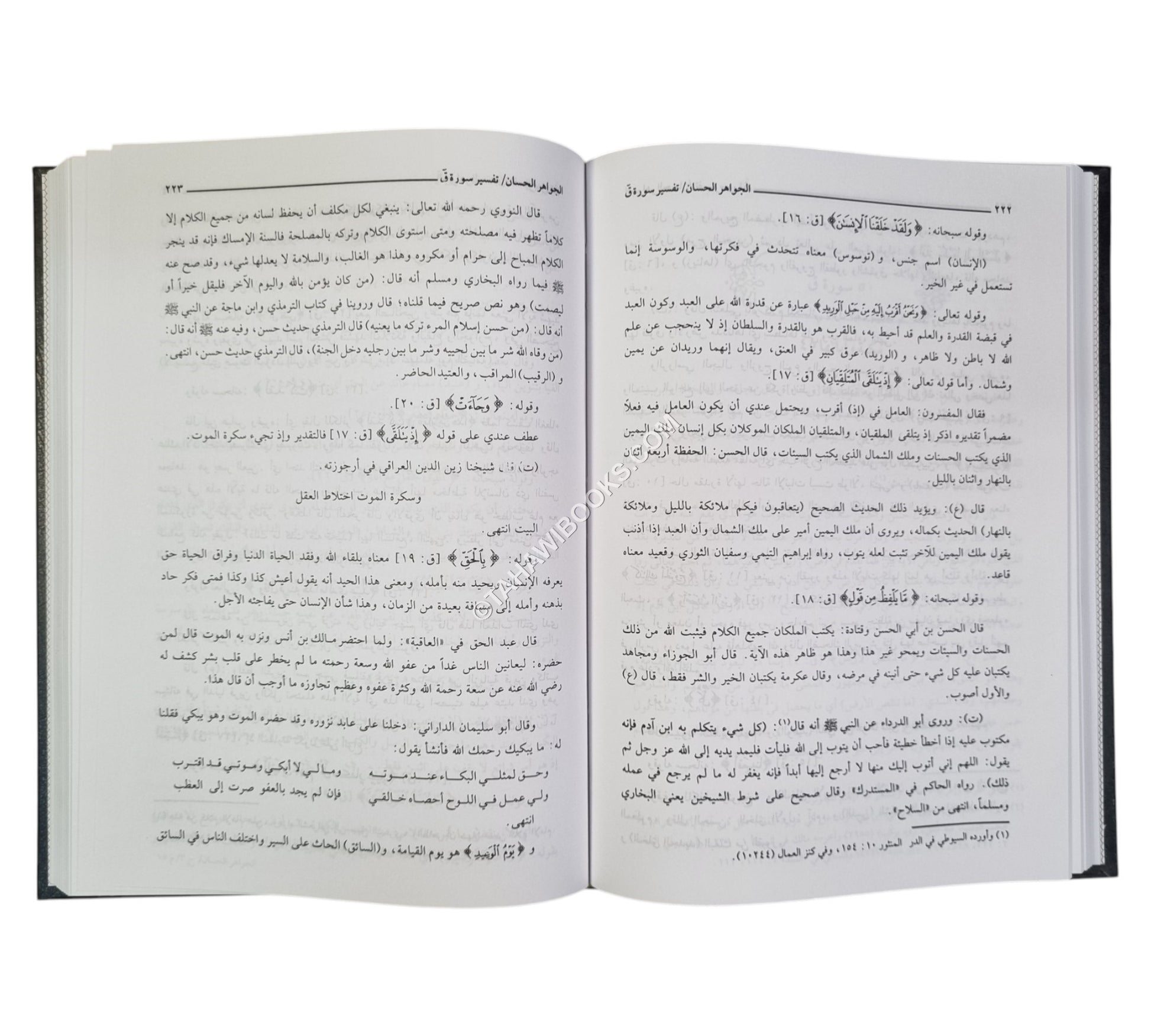 الجواهر الحسان في تفسير القرآن:تفسير الثعالبي