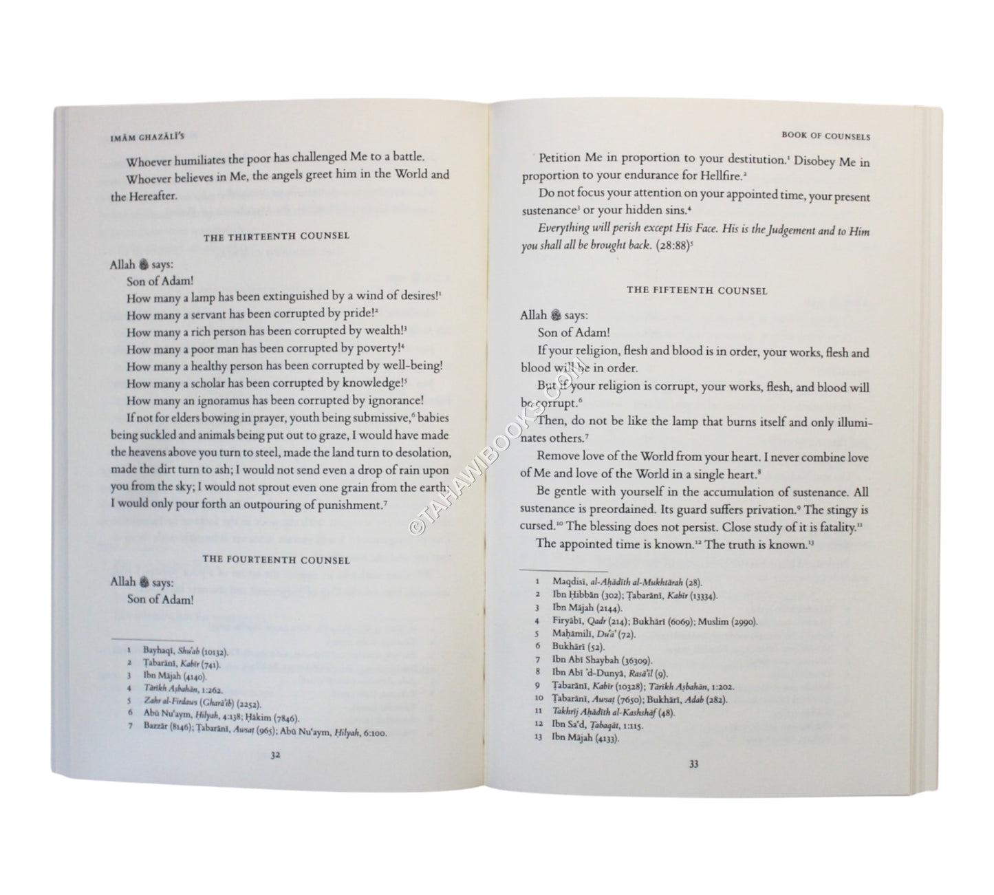 Imam Ghazali’s Book of Counsels