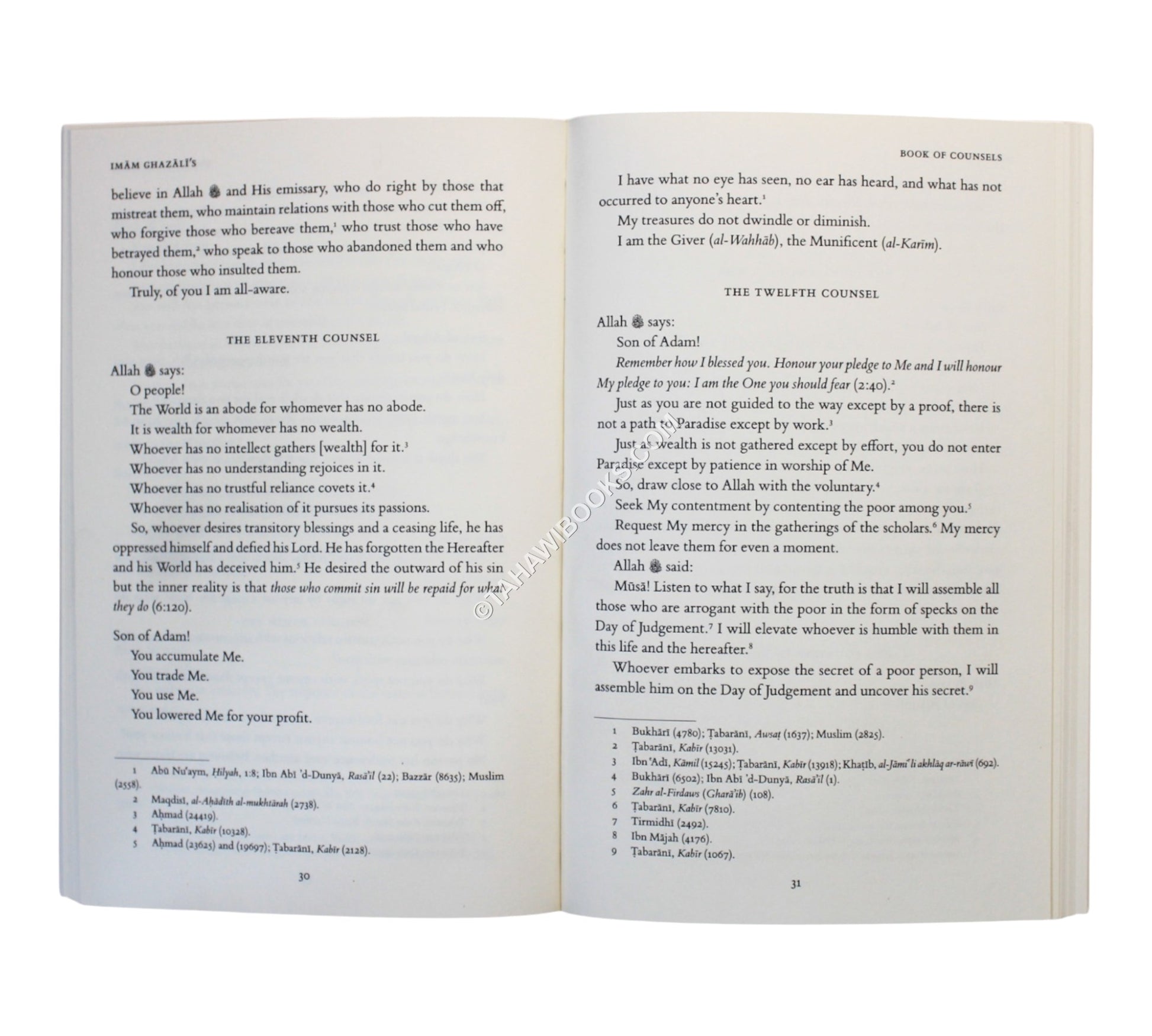Imam Ghazali’s Book of Counsels