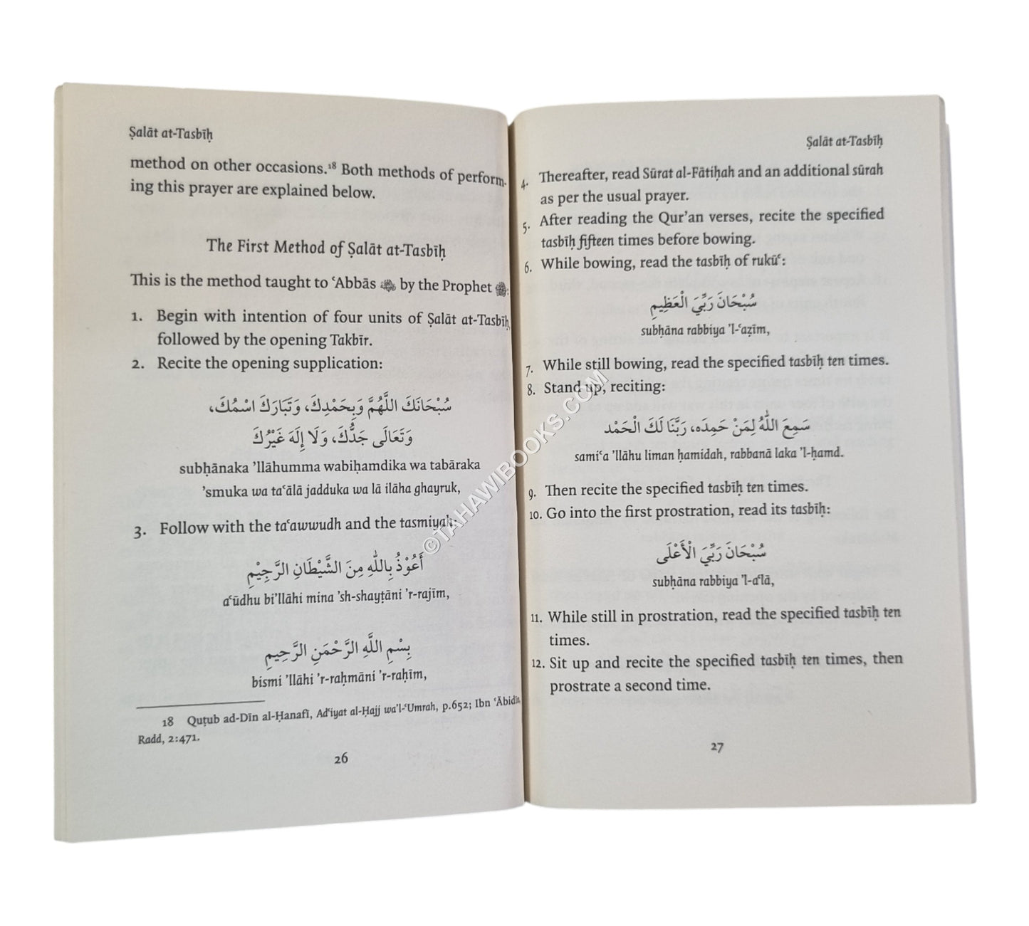 The Virtues and Rulings of Salat at-Tasbih-Small