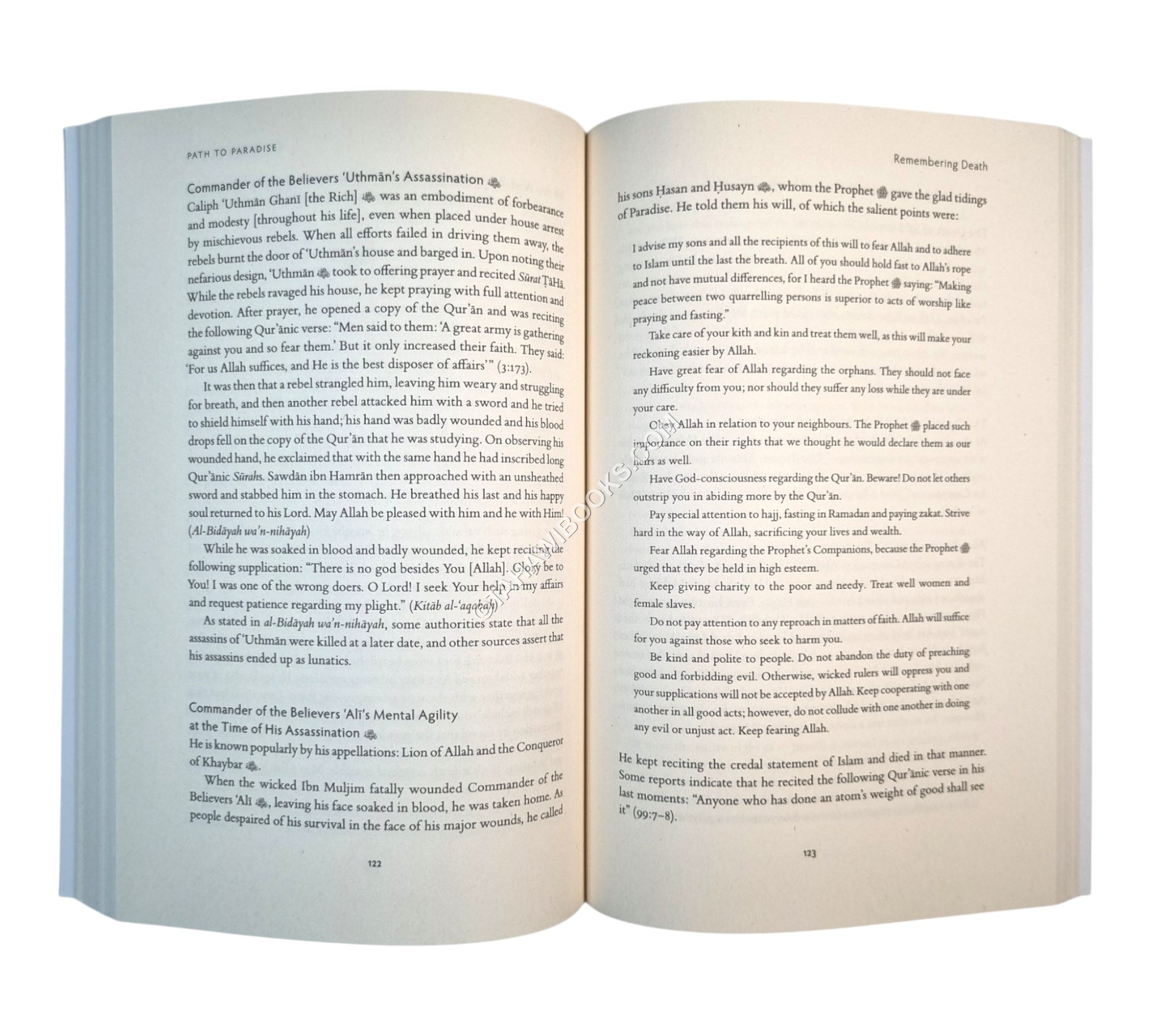 The Path to Paradise - Principles of Good Character & Appreciation of the Hereafter