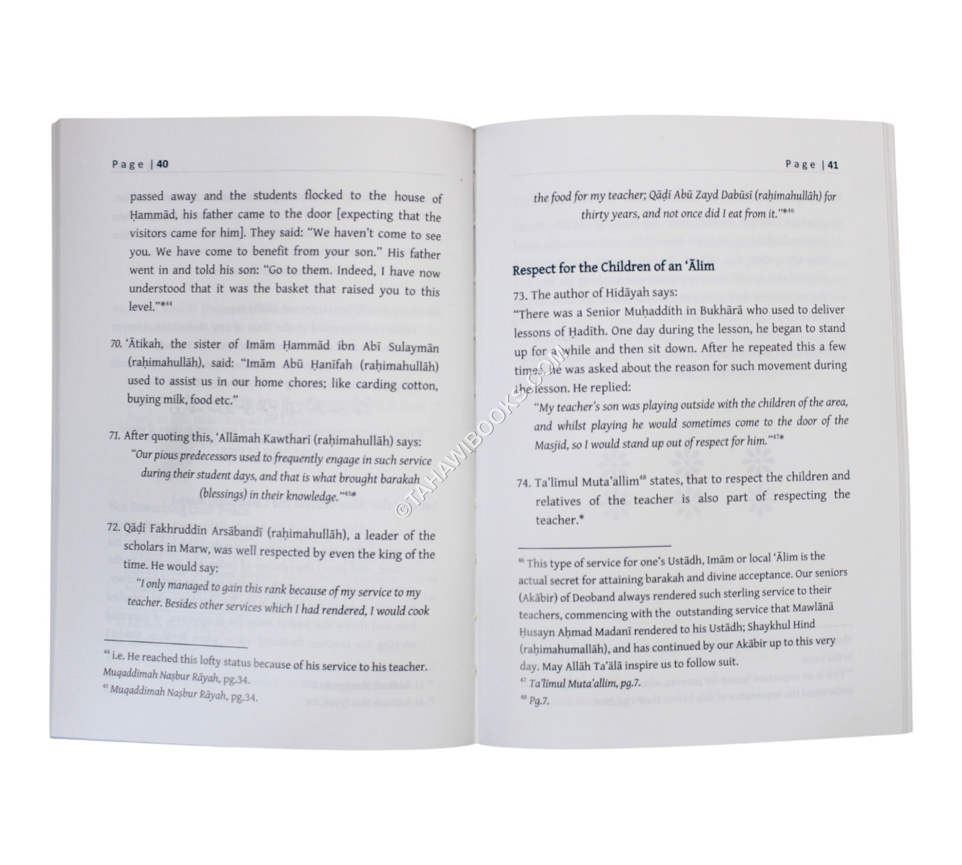 The Importance of Good Manners with Ulama