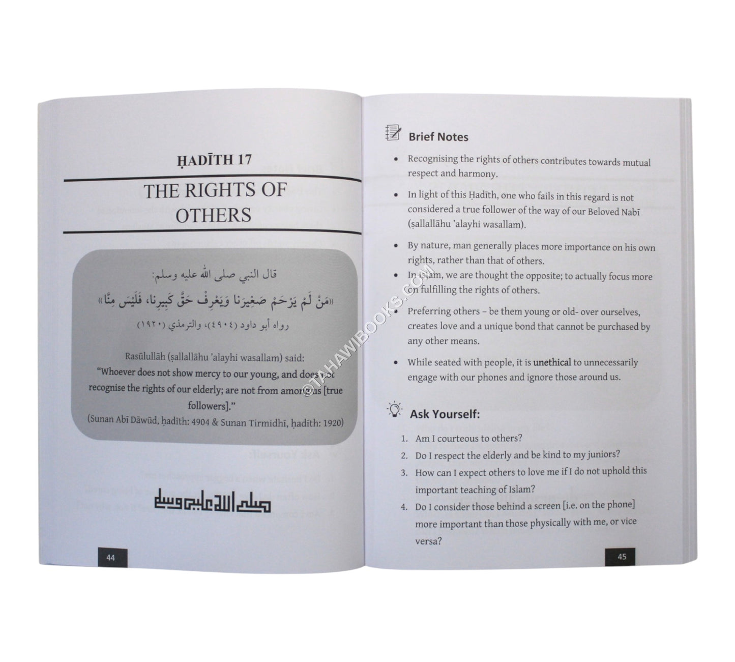 50 Selected Hadiths