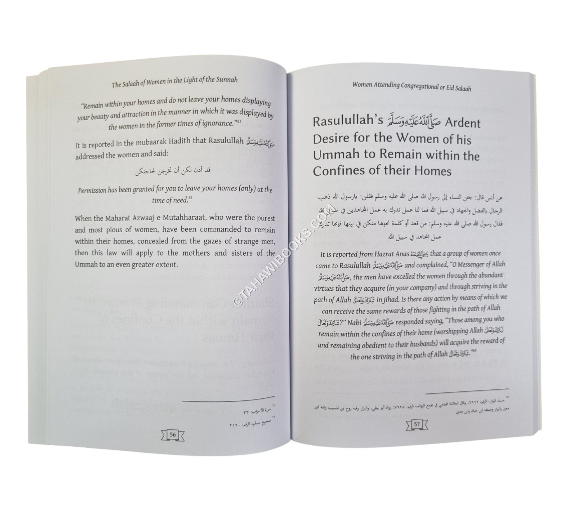 Salaah of Women in the Light of the Sunnah