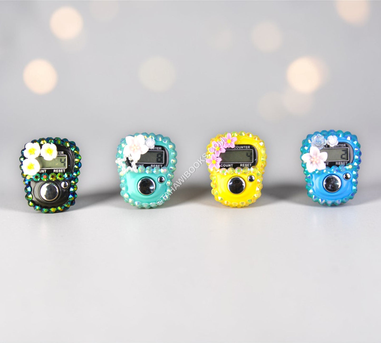 Tasbih Counter-Bling-Flowery